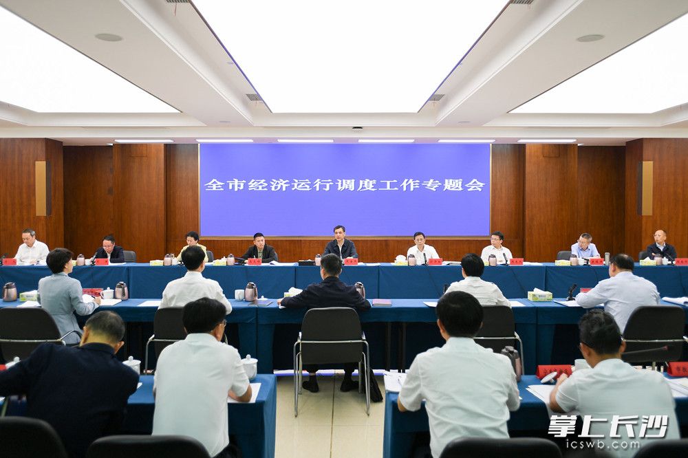 全市经济运行调度工作专题会召开，周海兵出席